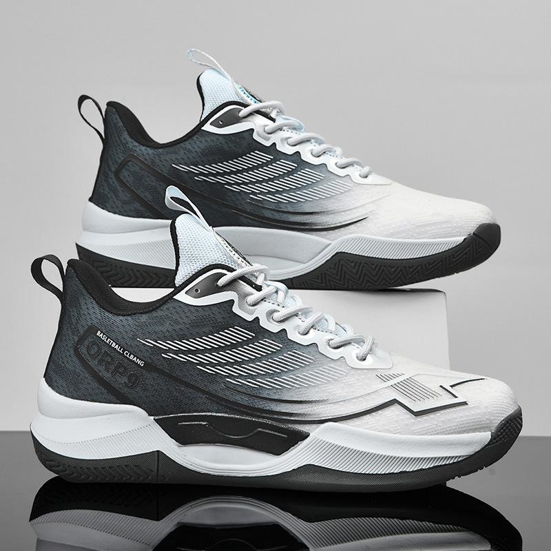 Mandarin duck low-top basketball shoes men's combat boots student adult cement floor actual sports running shoes one piece