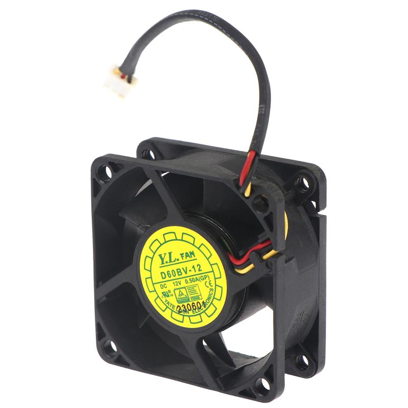 1/3/5Pcs New Cpu Cooling Fan D60Bv-12 6025 12V 0.50A Large Air Volume Server Fan 6Cm 6025 60*60*25Mm