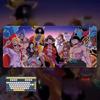 High Definition Pattern ONE PIECE Mouse Pad Oversized Animation Luffy Boys Gaming Table Mat Computer Pad Office Waterproof Non-slip Leather Mouse Pad
