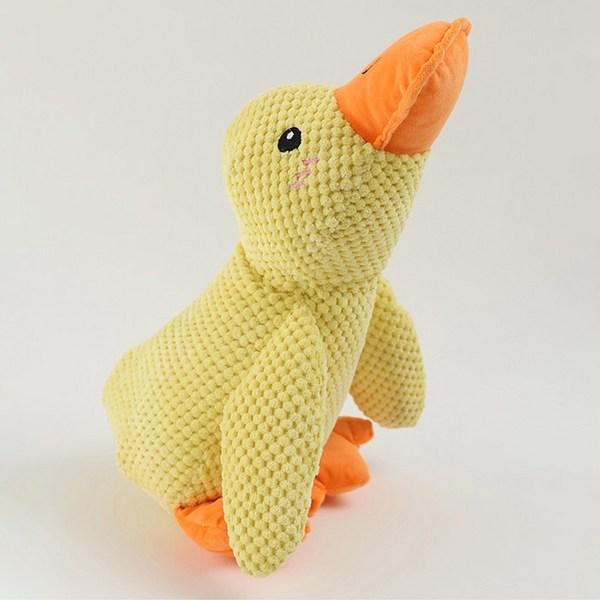 Dingdongpet Pet Quack Quack Giant Duck Attachment Doll, Yellow, 1 Piece