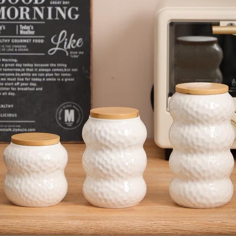 

ZISIZ Ceramic Sealed Storage Jar Set