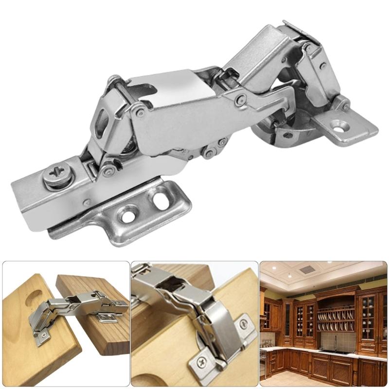 Soft Closing Cabinet Hinges with 165 Degree Opening & 0 Clearance Wide Angles Door Hinges for Corner Applications