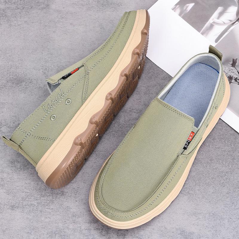 Old Beijing cloth shoes men's new summer comfortable and breathable soft-soled non-smelly feet soft-soled men's shoes casual tooling shoes