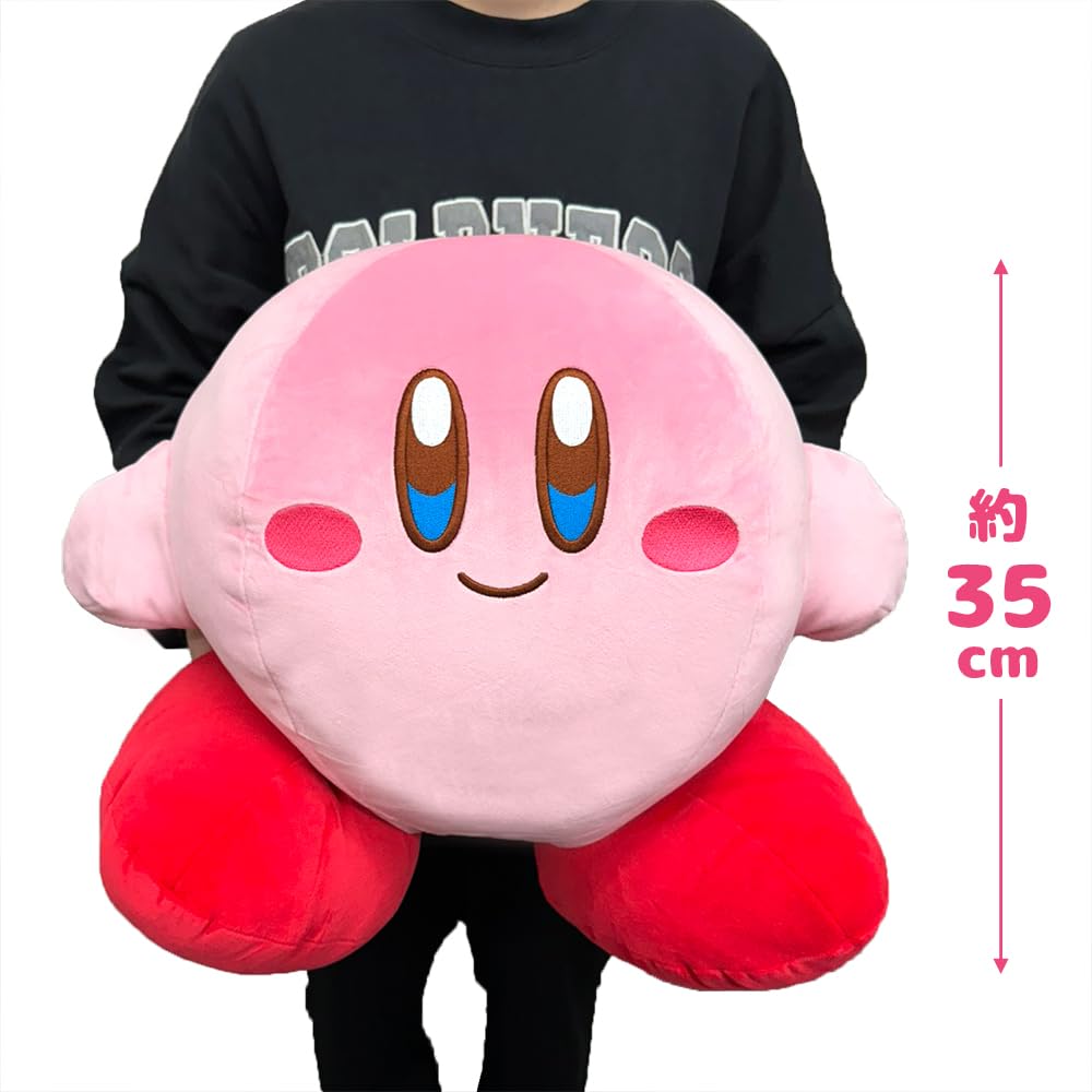 Kirby of the Stars Standard Soft Super Big Plush Toy Approx. 35cm with Toy Diamond