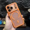 Double Color for Magsafe Matte Case for iPhone 15 16 17 Pro Max Air 14 Plus 13 11 12 Magnetic Frosted Shockproof Cover
