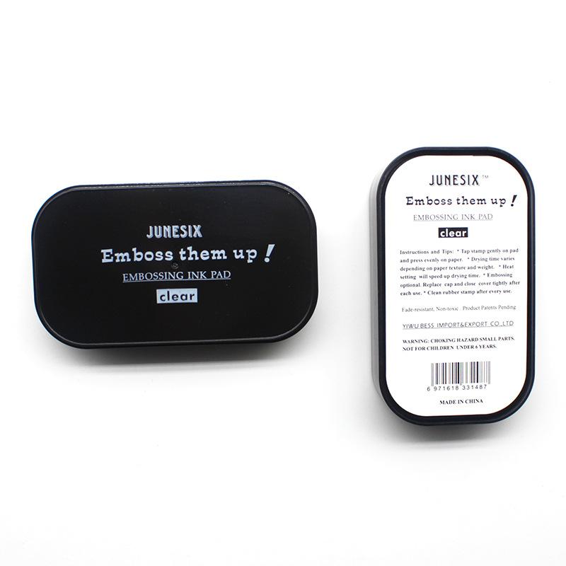 Rubber Stamp Pad for Water Mark Stand for Embossed Powder Special Transparent DIY Sticky Glue Printing Stand