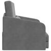 Dark Gray Velvet Sofa Bed 25.6 x 31.5 x 32.7 in