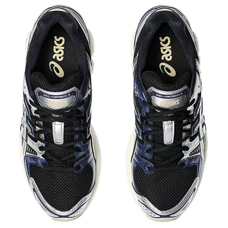 Asics Gel Nimbus 9 Μαύρο Ασημί Μπλε