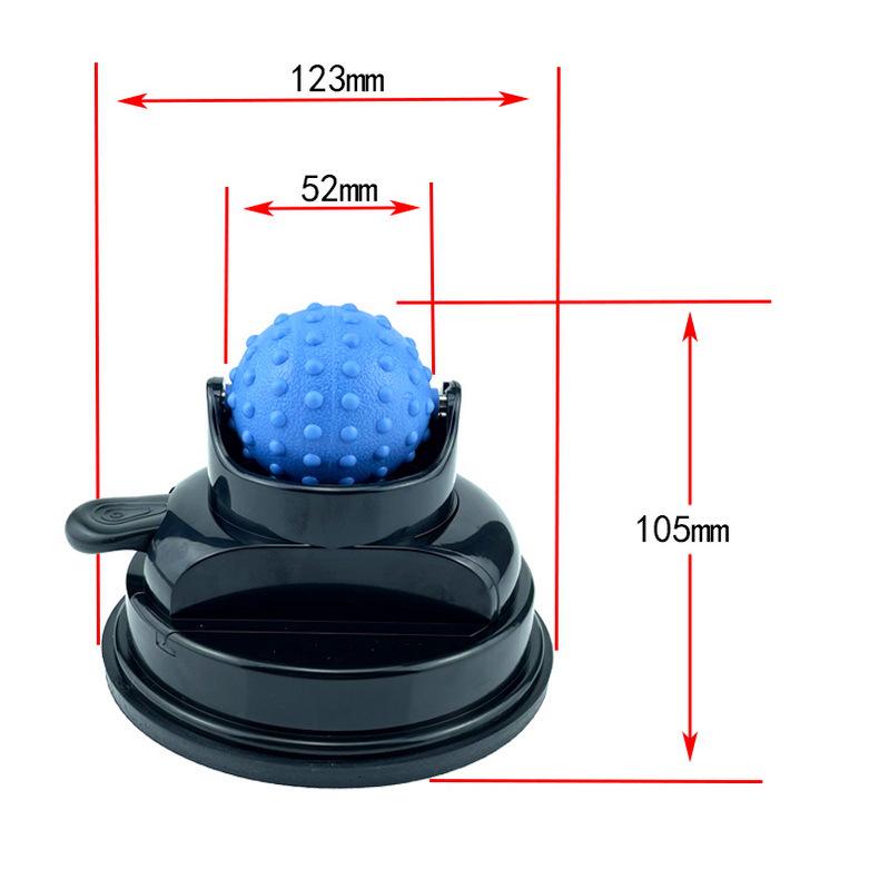 Suction Cup Fascia Ball with Protrusions: Roller Massager for Muscle Relaxation - Ideal for Shoulder, Neck, Back, Lumbar, and Sole.
