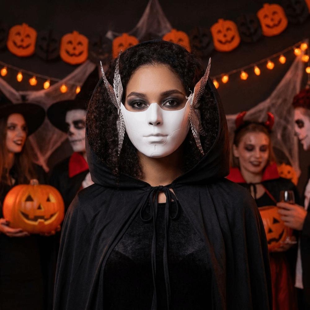 Z Maską Balową Cosplay Skrzydło Plastikowy Materiał Maska Karnawałowa Przebranie Akcesorium do Kostiumu