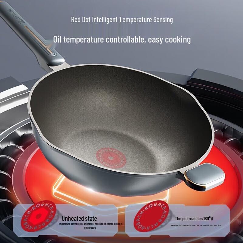 

Kombach Titanium Non-Stick Induction Wok Set