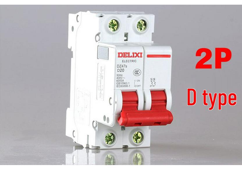 Delixi DZ47S Circuit Breaker: Air Switch for Single/Three-Phase, 1P/2P/3P/4P.