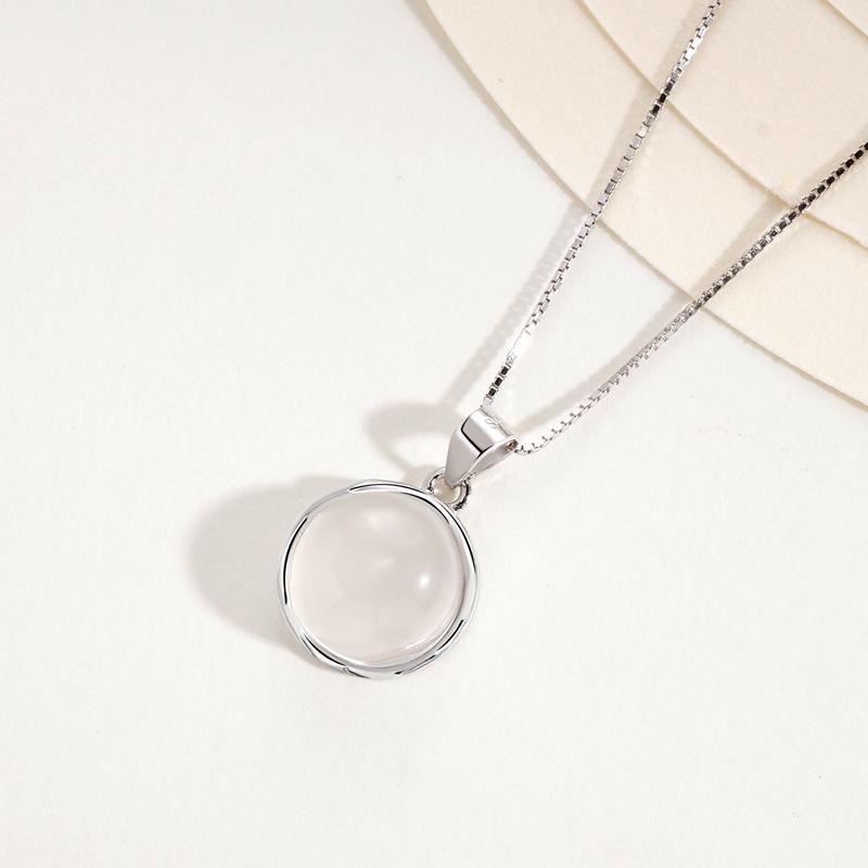 

Круглое колье с четырехлистным клевером, женское, нишевое, изысканное, модное, в стиле инс, высококлассное колье для женщин