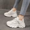 Women Chunky  Sneakers High Platform Sports Shoes New 2025 Autumn Thick Bottom Women's Wedge Casual Shoes