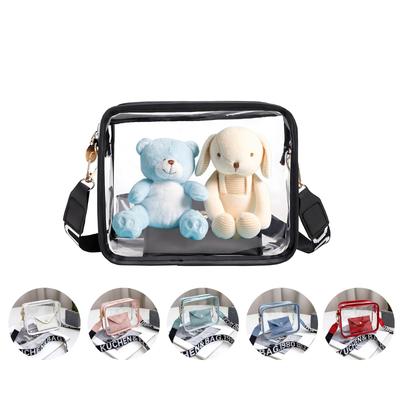 [ikomaido] Plush Pouch, Oshikatsu Plush Pouch, 2-Piece Pouch, Plush Toy, Chibi Plush Pouch, Clear Bag, Plush Bag, Oshi Plush Pouch, 20cm X 15cm,