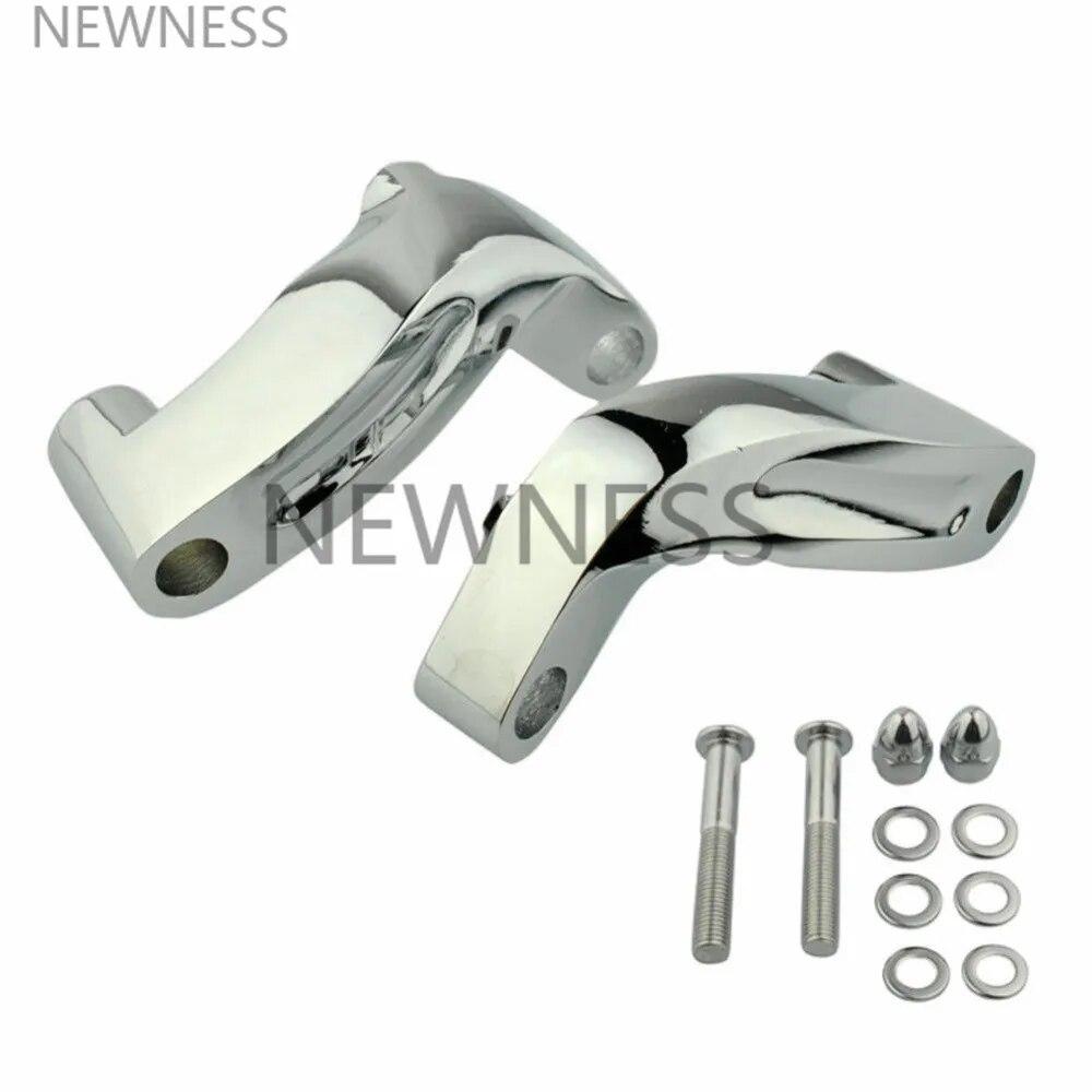 Motorcycle Rearview Side Mirror Adapter Kit For Harley 2006-2014 Motorbike Mirror Riser Relocation Extension Adapter