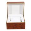 Holz-Uhrenbox mit Armbandhalter - 6 Fächer Vitrine für Herrenuhren Schmuck Armband Aufbewahrungs-Organizer