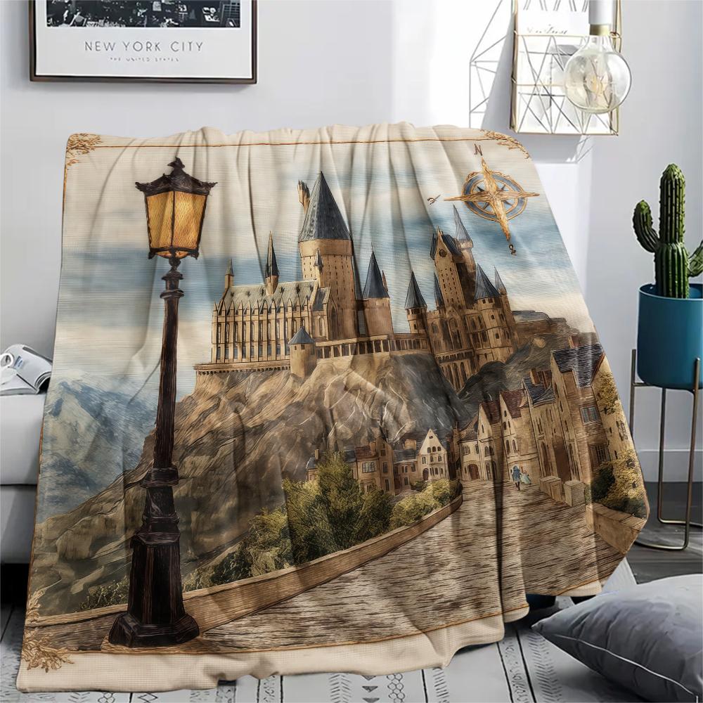 1 Stück Flanelldecke mit Cartoon-Druck, Hohe Qualität, Bequem für alle Jahreszeiten, Heimdekoration, Wärme und Komfort, Perfekt als Weihnachts- oder Geburtstagsgeschenk
