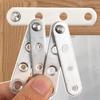 360° Rotatable Stainless Steel Hidden Hinges Heavy Duty Door Hinge Window Pivot Cabinet Furniture Hardware Fitting Wholesale