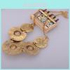 Sunflower Alloy Necklace With Electroplated Finish For Gift And Travel Souvenirs