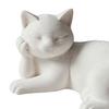3D Printed Cat Statue, Small Holding Face Cat Figurine, Cute Animal Sculpture for Office Desk Decor, Gifts for Cats Lovers