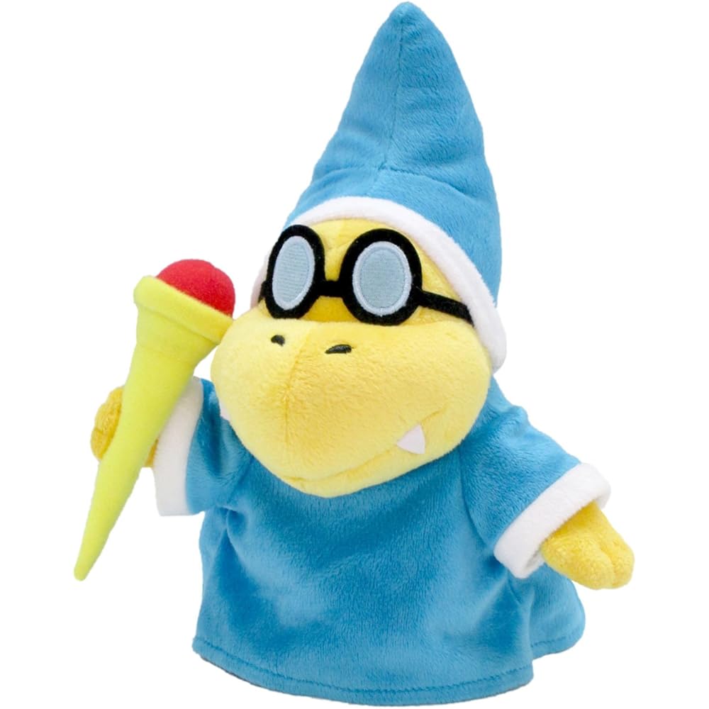 San-ei Trading Super Mario All Star Collection Kamek Plush Toy 20.5cm W15×D12.5cm