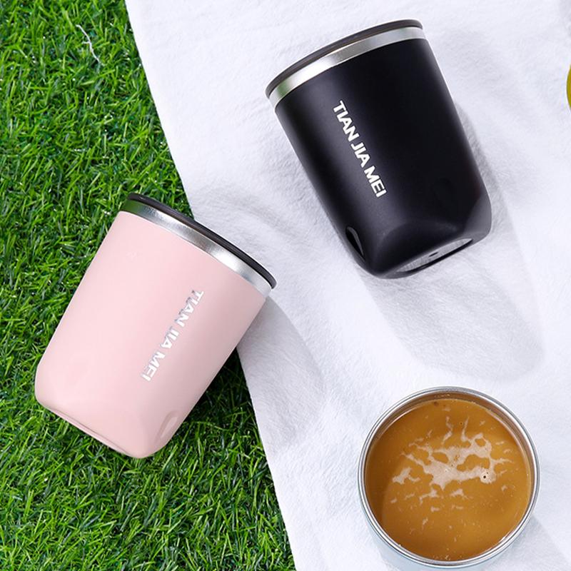 Thermal Mug Beer Cups 300ml Stainless Steel Thermos For Tea Coffee Water Bottle Vacuum Insulated Leakproof With Lids Drinkware