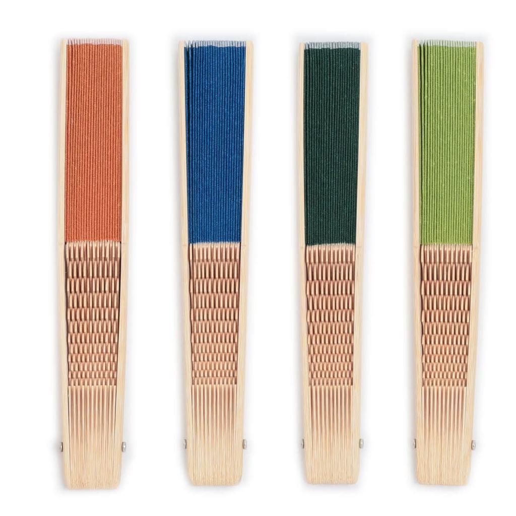 Shoroku LOTUS Fan Boxed Day Present Gift Stylish Design Sensu Orange [Nishikawa Shoten] (Orange) Mother's