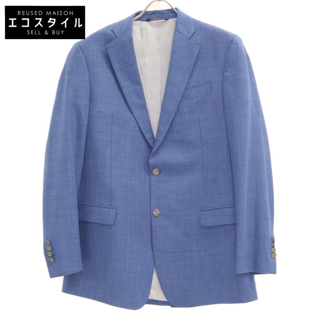 Brooks Brothers Blue 2B Wool Tailored Jacket Jacket 40L blueUsed