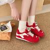 Fashion Women's Running Shoes Breathable Thick Bottom Casual Sports Sneakers Dequn Shoes Increased Height Shoes Spring Summer 2025