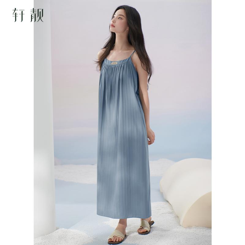 Xuan Liang Women's Summer Thin Suspender Super Long Dress