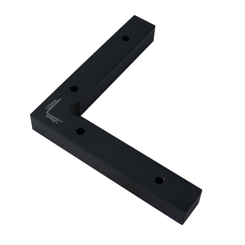 90° Aluminum Alloy L-Shaped Woodworking Positioning Square with High-Precision Scale.