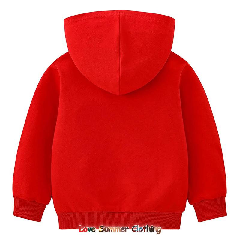Herbst Neuheiten Einfarbig Kinder Hoodie Pullover Hoodie Regenbogenfarben Kinder Pullover Hoodie Alter 4-14 Atmungsaktives Polyester Mädchenbekleidung Langarm