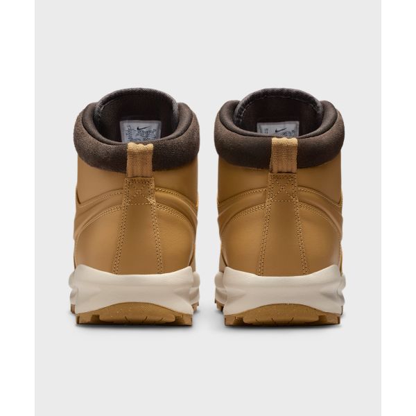Nike Manoa Couro Palheiro Tênis Masculinos Castanho Veludo-Marrom Bétula HF7095-700