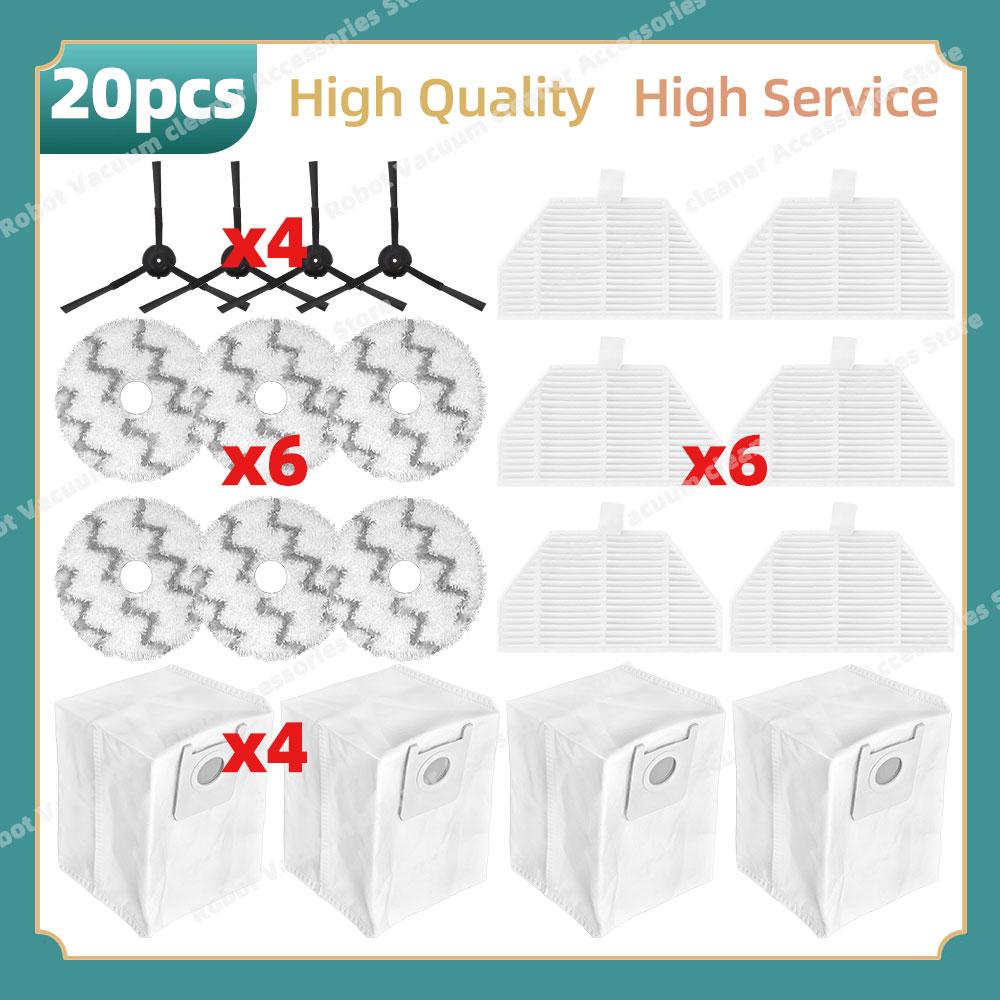 Compatible For Xiaomi Roidmi EVA SDJ06RM Parts Side Brush Hepa Filter Mop Cloth Rag Replacement Accessories