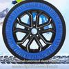 2Pcs Universal Tire Snow Socks for Tire Car SUVs and Trucks Antislip Solution Providing Safe Traction