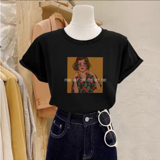 

pure cotton white short-sleeved t-shirt women s 2025 summer new half-sleeved top loose foreign style early spring bottoming shirt XXXXL