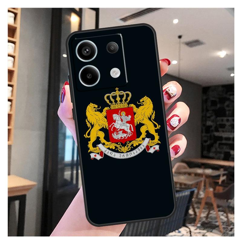Georgia Flag Case For Xiaomi Redmi 12 13 C 9C 10C Redmi Note 13 Pro 9 10 11 12 9S 10S 11S 12S Back Cover