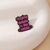 Cartoon Alloy Brooch: Creative English Letter Medal Ornament for Clothing Accessories