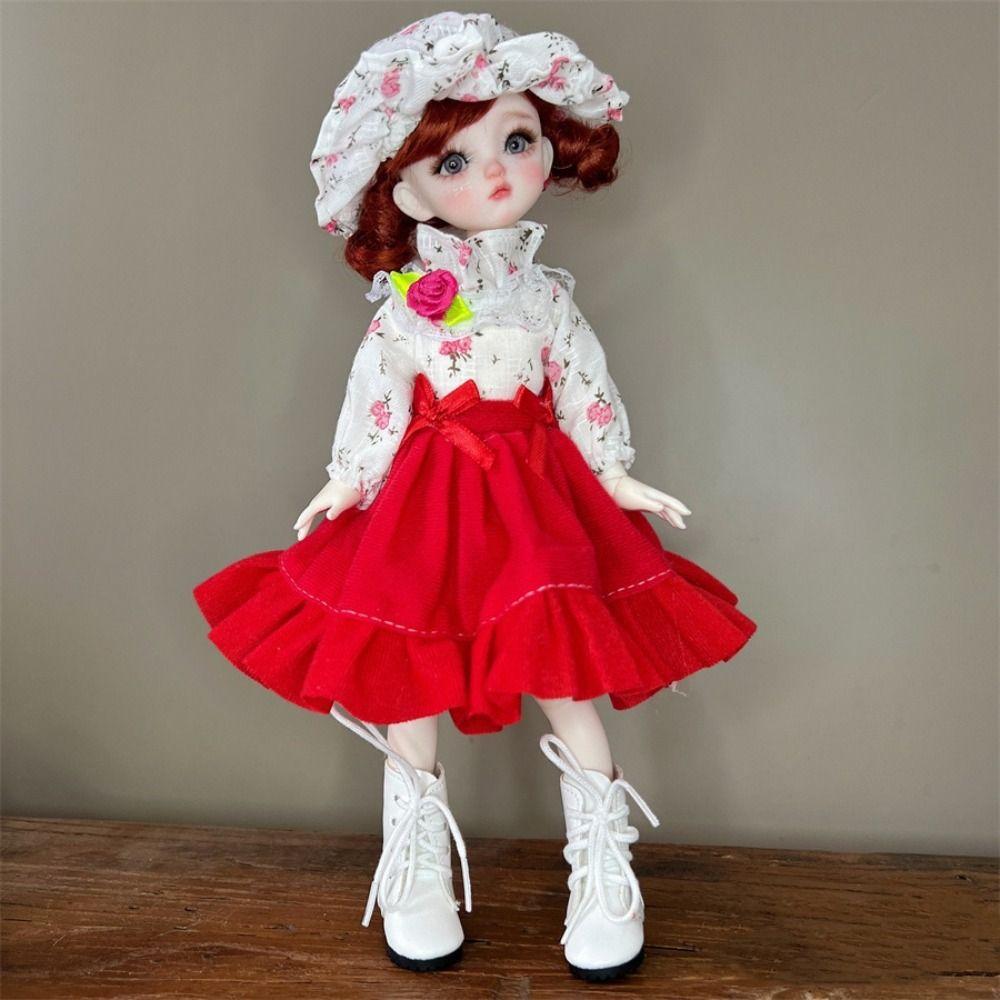 Casual Wear BJD Doll Outfit Dress Up Doll Lolita Dress Fashion 30cm Doll Clothes Girl Gifts