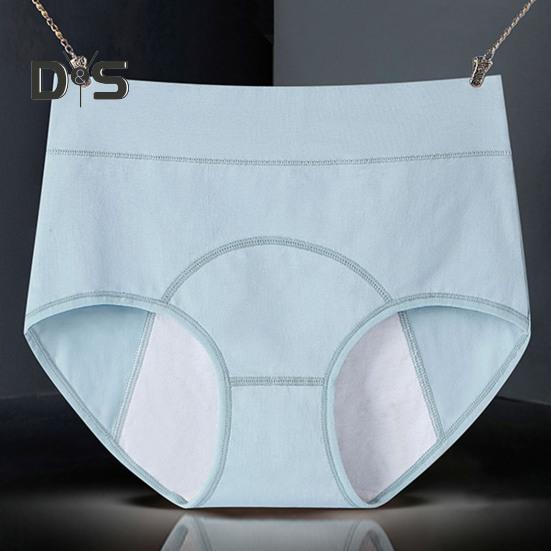 Dámské kalhotky Jednobarevné Nadměrná velikost Zvedající zadek S vysokým pasem Bezešvé Elastické Kalhotky proti protečení na menstruaci Dámské spodní prádlo