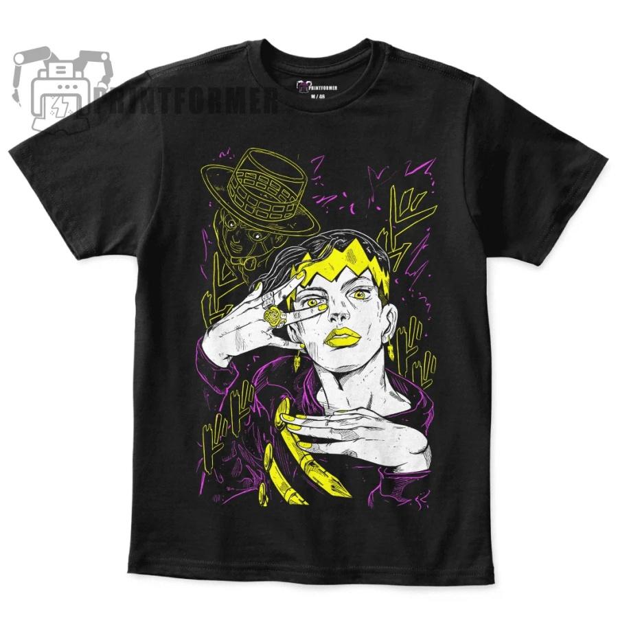 Унисекс футболка JoJo Кисибэ Рохан XXXXXL чёрный