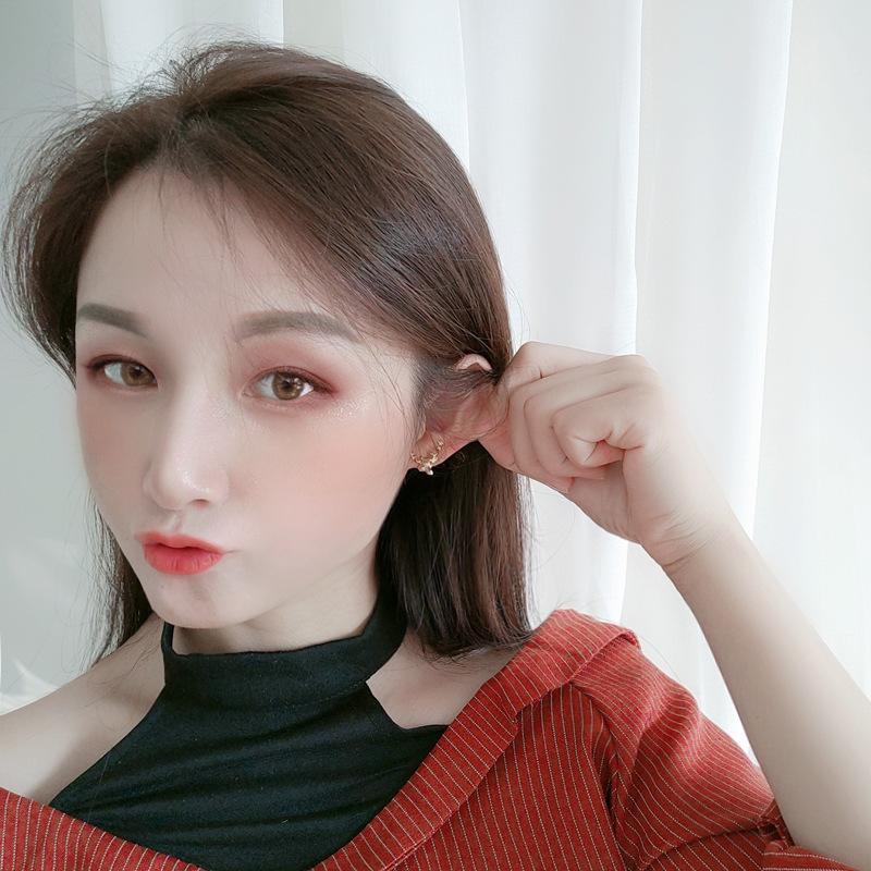 S925 Silver Needle Earrings New Diamond Elk Angle Earrings Korean Versatile Exquisite Niche Christmas Creative Earrings