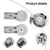 ABS Chrome Plating Bath Hinge Brackets And Reliable Shower Screen Holders For 6mm Glass Easy Installation Process