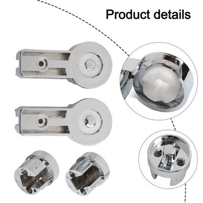 ABS Chrome Plating Bath Hinge Brackets And Reliable Shower Screen Holders For 6mm Glass Easy Installation Process