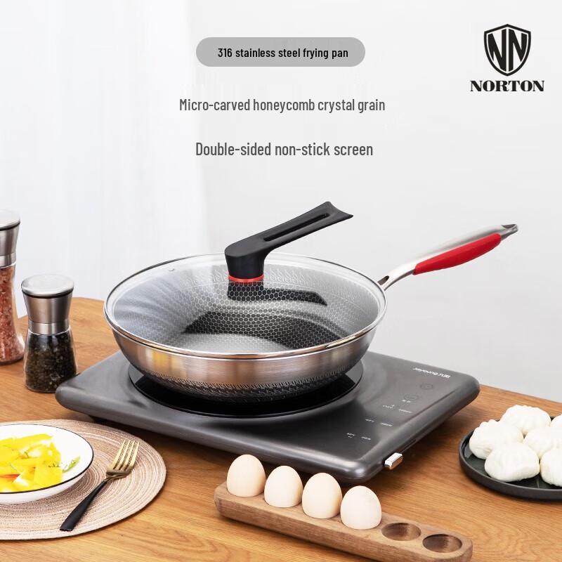 NORTON Wager 316 Stainless Steel Frying Pan