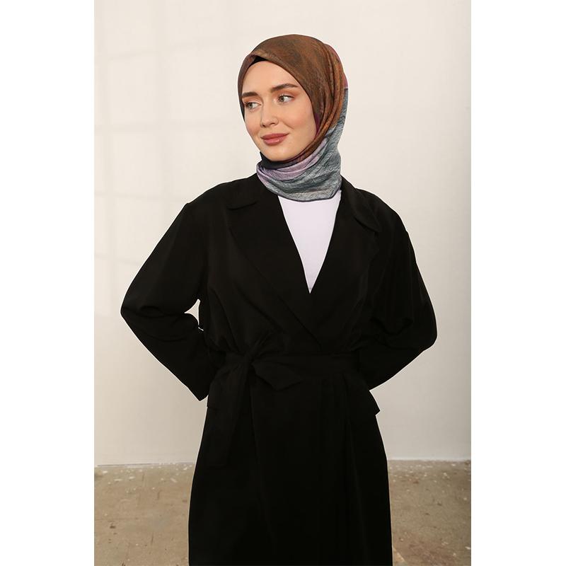 

ShantuQ Digital Color Transition Мягкий шарф Сливово-зеленый 90x90 разноцветный