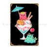 Mollusk Cocktail Metal Plaque Poster Funny Custom Wall Cave Decoration Kitchen Tin Sign Poster