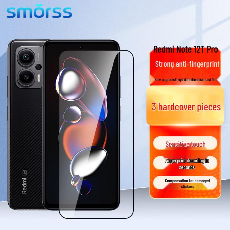 Smorss Bildschirmschutz und Objektivschutz für Xiaomi/Redmi Handys