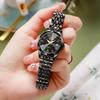 OLEVS Women's Watch Japanese Quartz Stainless Steel Band Classic Dial Luminous Waterproof Business Ladies Watch Popular Stylish Cute Gift